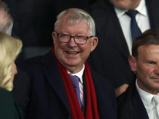 Sir Alex Ferguson turns up at Champions League clash despite supporting hosts' fierce rivals