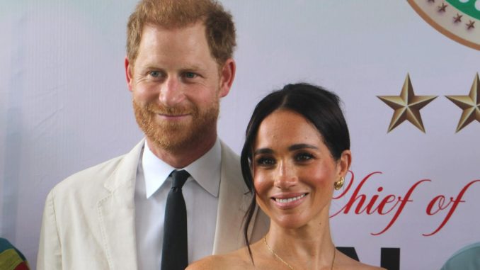 The exact moment ‘awkward’ Prince Harry became Meghan Markle’s ‘spare’, according to a body language expert