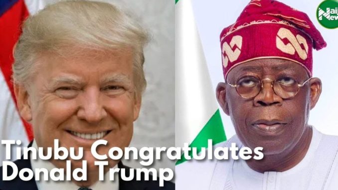 US Election: Tinubu Congratulates Donald Trump