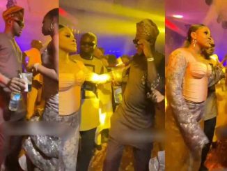 "Why come between 2 people that are dancing?" – Nigerian man gets sc0lded for interrupting ladies' dance video at an event (WATCH)