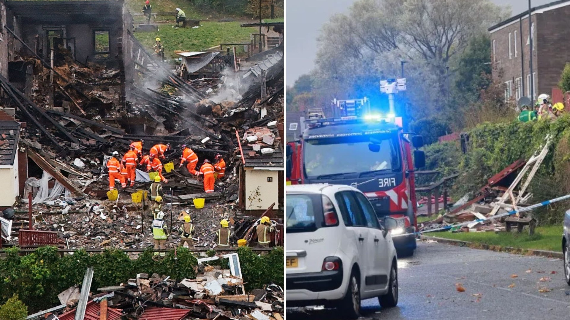 Newcastle house explosion: Three men arrested over ‘truly devastating’ blast which killed boy, 7, and dad in his 30s – The Scottish Sun