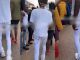 "how did he even put them on" – Man Turns Heads As He Rocks White Skinny Jeans Confidently At A Local Market (WATCH)