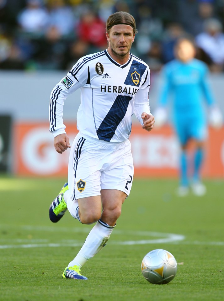 David Beckham previously scooped the award while with LA Galaxy