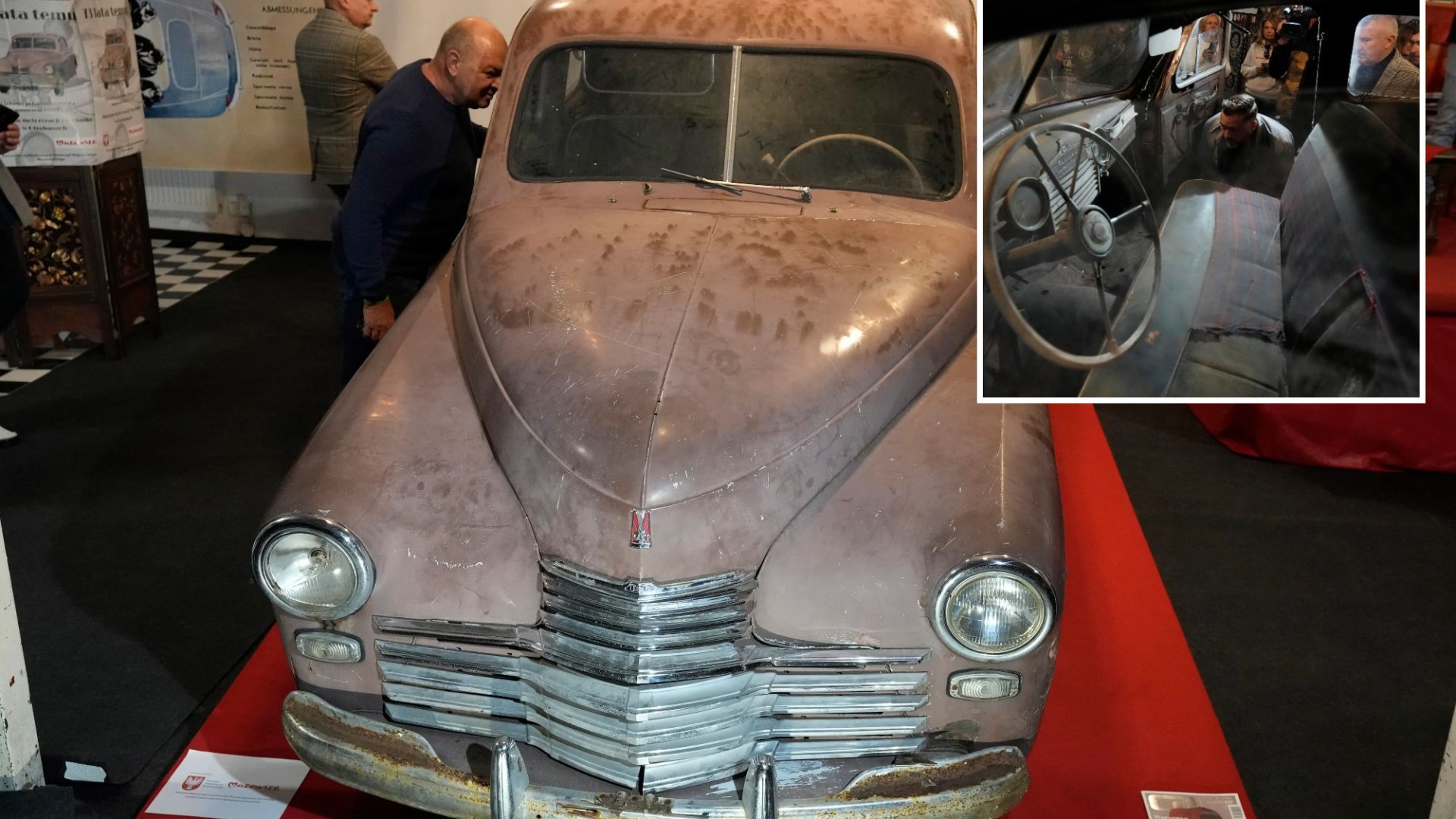 Iconic car with amazing WW2 history left abandoned & rotting for 70 YEARS is given new lease of life