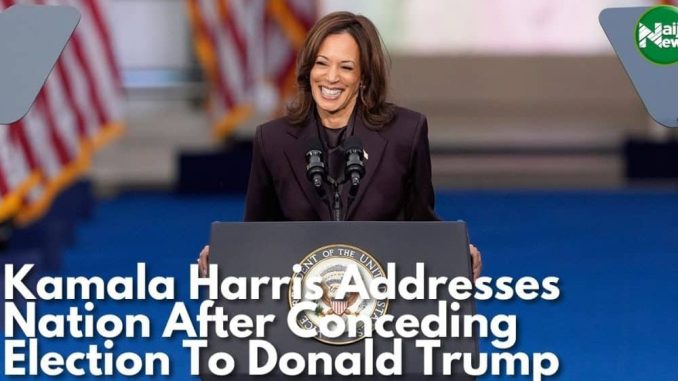 FULL SPEECH: Kamala Harris Addresses Nation After Conceding Election To Trump