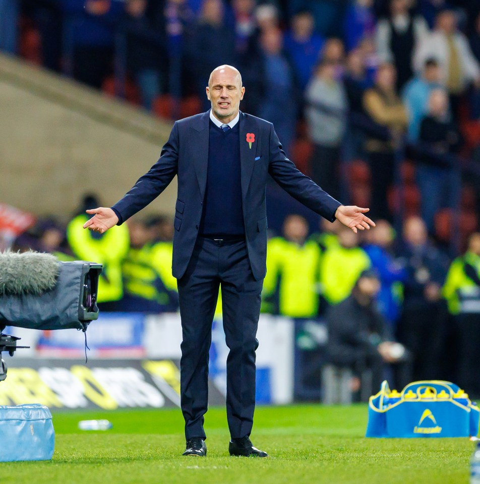 Philippe Clement is under pressure