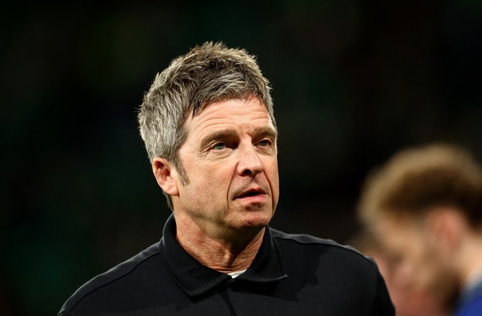 Gallagher joined Darren Fletcher and Ally McCoist during Man City's loss to Sporting Lisbon