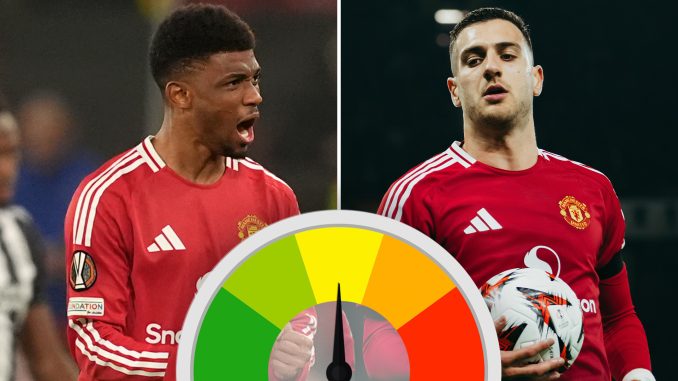 Man Utd ratings v PAOK: Amad by far the best player and HAS to start in league but Dalot needs to concentrate more