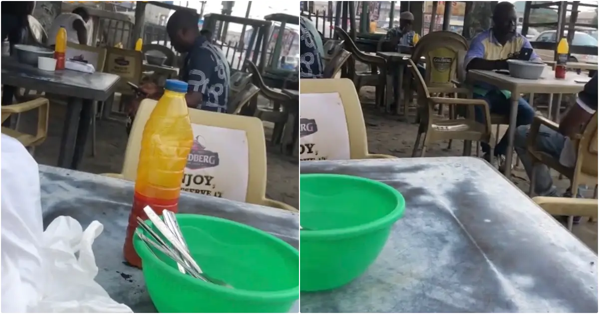 Viral video of pepper soup joint serving palm oil as 'safety drink'