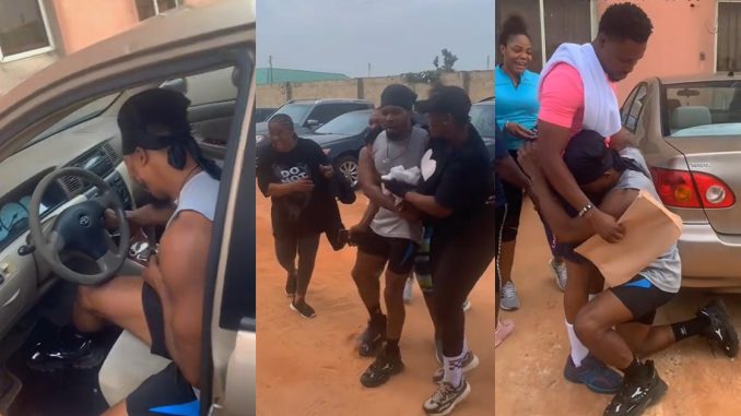 Adorable moment Gym members surprise their instructor with a brand new car sparks reactions (WATCH)