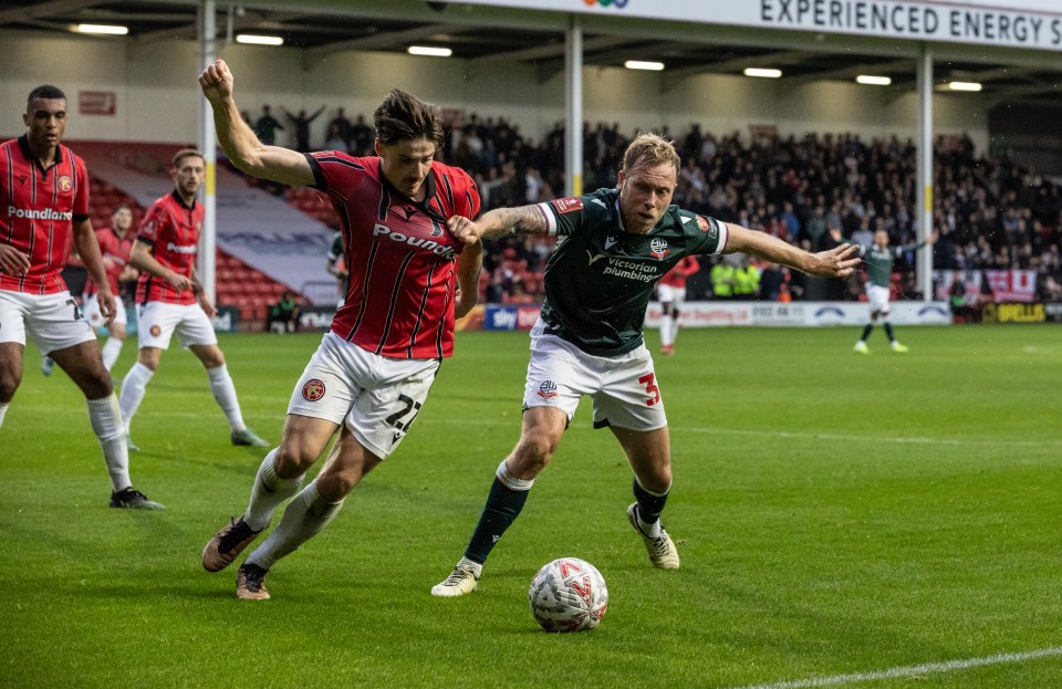 Arfield is now playing at Bolton Wanderers in League One