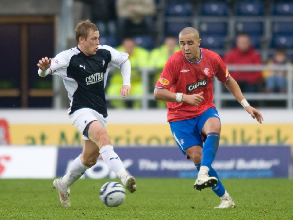 He broke through as a teenager at Falkirk