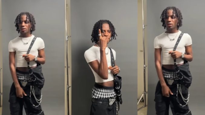 Singer Khaid receives backl@sh for wearing a crop top for a photo shoot, showing his new dr@g quǝǝn abilities (WATCH)