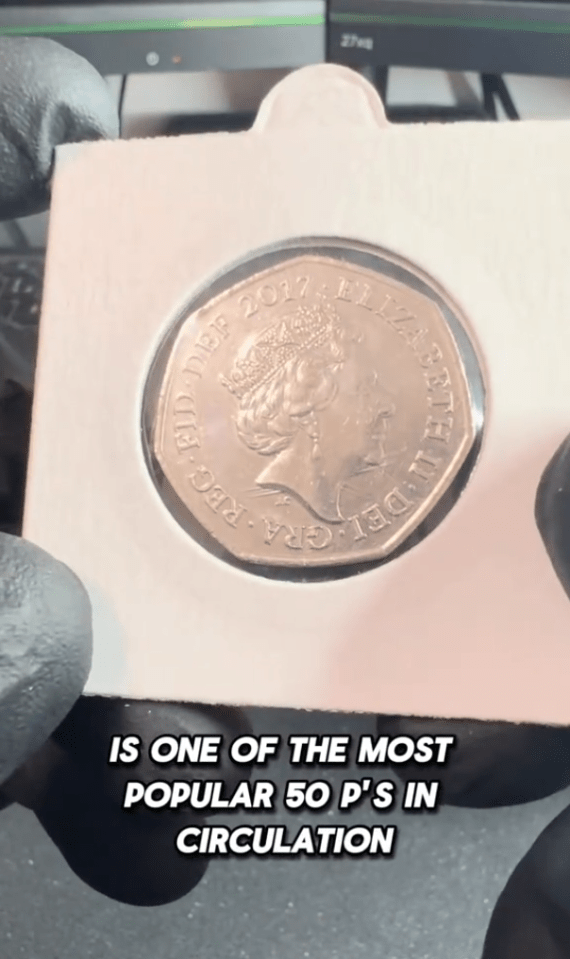 It is a rare coin because of a small printing error