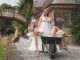 Bridal party recreate cover of huge band's first number one single for wedding - do you know who?