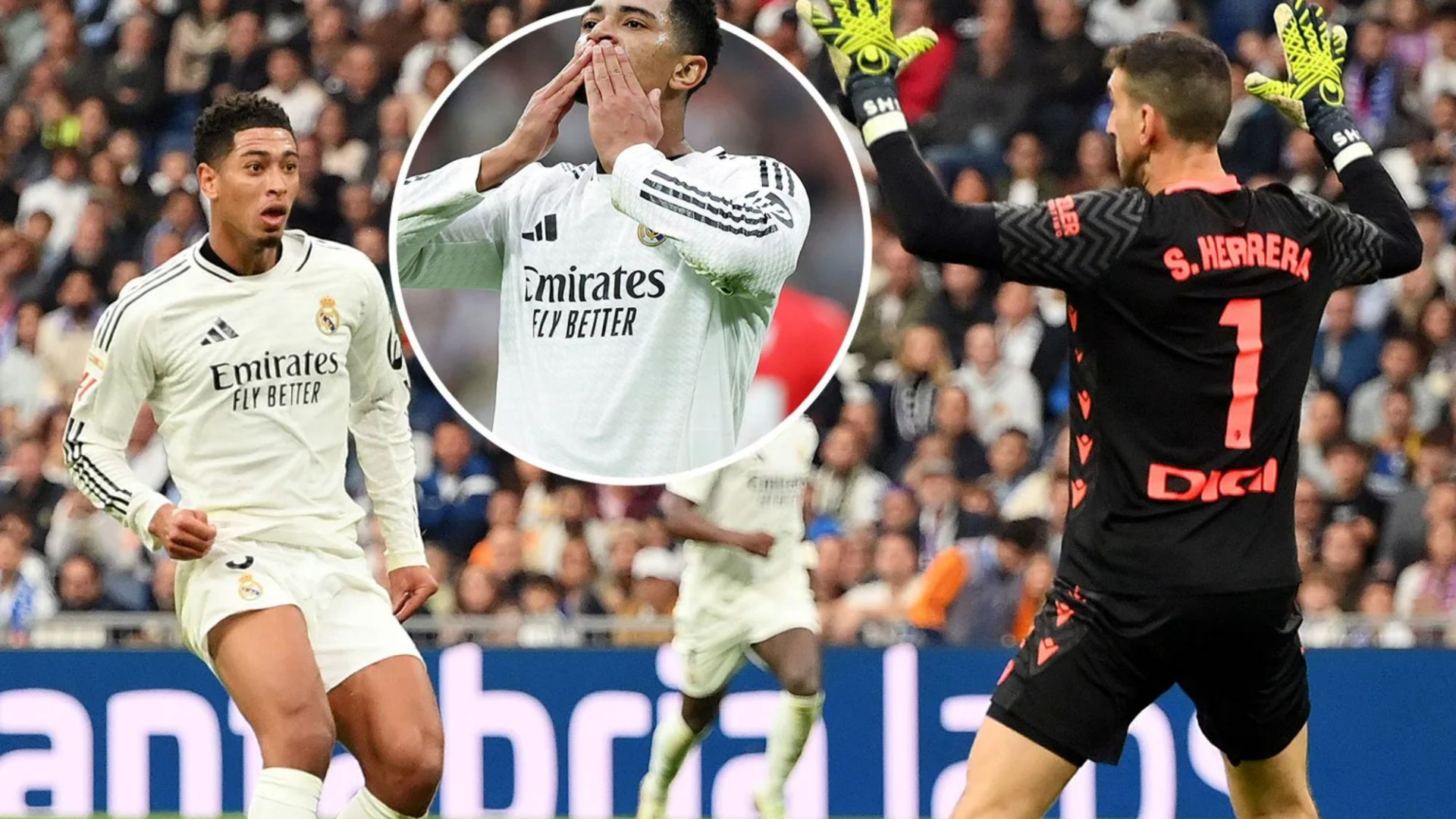 Jude Bellingham ends Real Madrid goal drought as 'world class' Vinicius strike vs Osasuna finishes horror week on a high