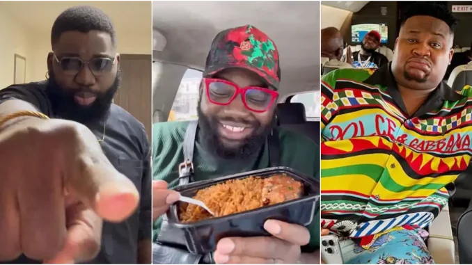 Opeyemi Famakin pokes Cubana Chief Priest, gives his 'jollof' horrible review