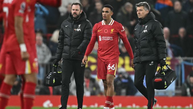 Liverpool injury blow as Trent Alexander-Arnold hobbles off in worrying scenes before England games