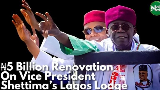 A Detailed Report: Tinubu Govt Renovates VP Shettima’s Lagos Lodge With 5 Billion Naira