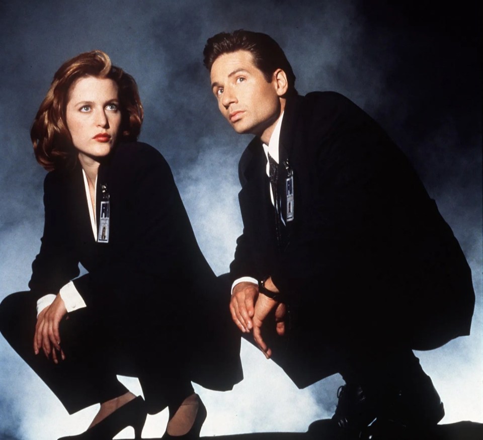 Gillian played X Files special agent Dana Scully alongside David Duchovny’s Fox Mulder from 1993