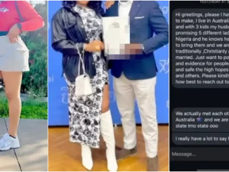 Australian woman exposes Nigerian husband's marriage vow to 5 women