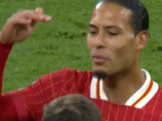 Virgil van Dijk caught trolling Aston Villa rival Pau Torres with 3-word jibe after commentator lipreads Liverpool star