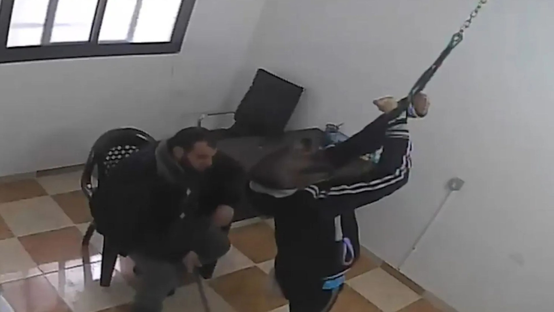 Sick videos showing Hamas torturing innocent Palestinian civilians uncovered as chained prisoners are beaten with sticks