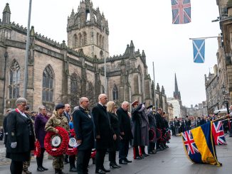 Scotland falls silent as John Swinney leads Remembrance Sunday tributes