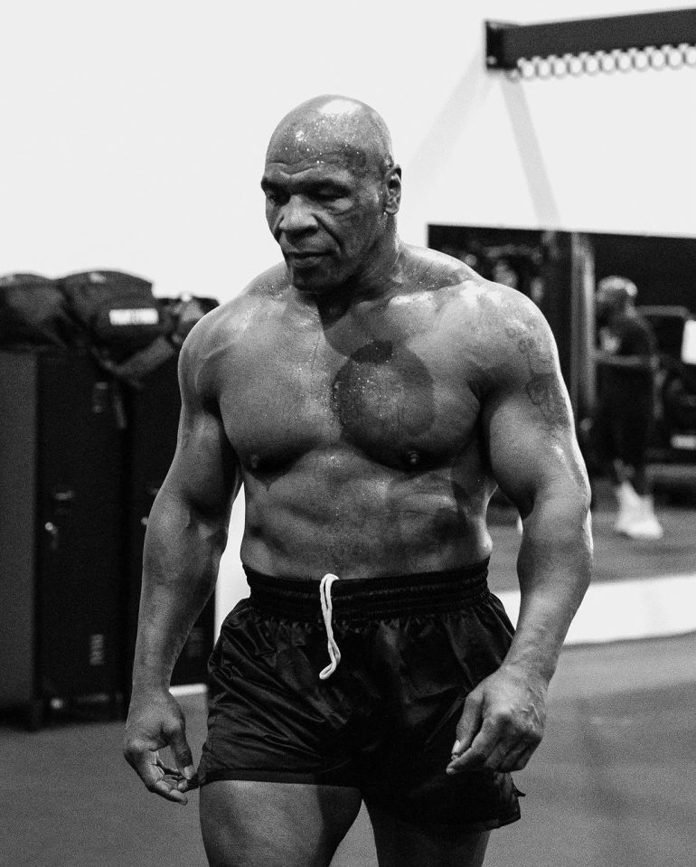 Tyson has got himself in incredible shape for his ring return