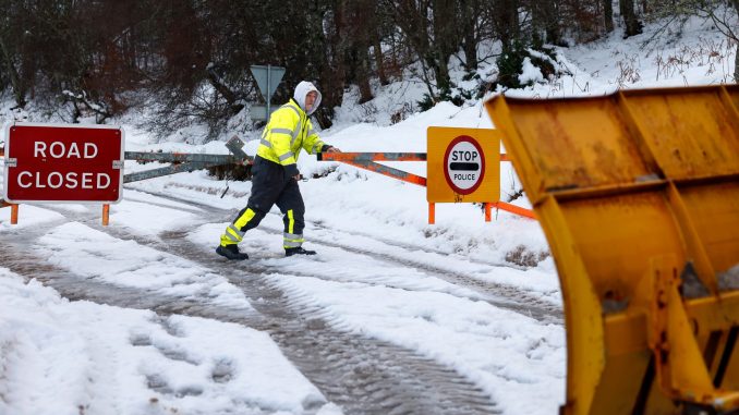 Scotland to be hit worst in UK by freezing weather plunge as map reveals -8C snow blast