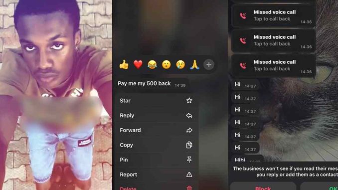 "Who fih borrow me 500 make i pay am abeg?" – Man astonished as younger sister sells his contact to her admiring friend for ₦500 (WATCH)