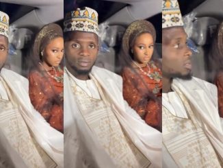 Was she f0rced to marry him?" – Reactions as bride's sadness contrasts groom's joy on their wedding day (WATCH)