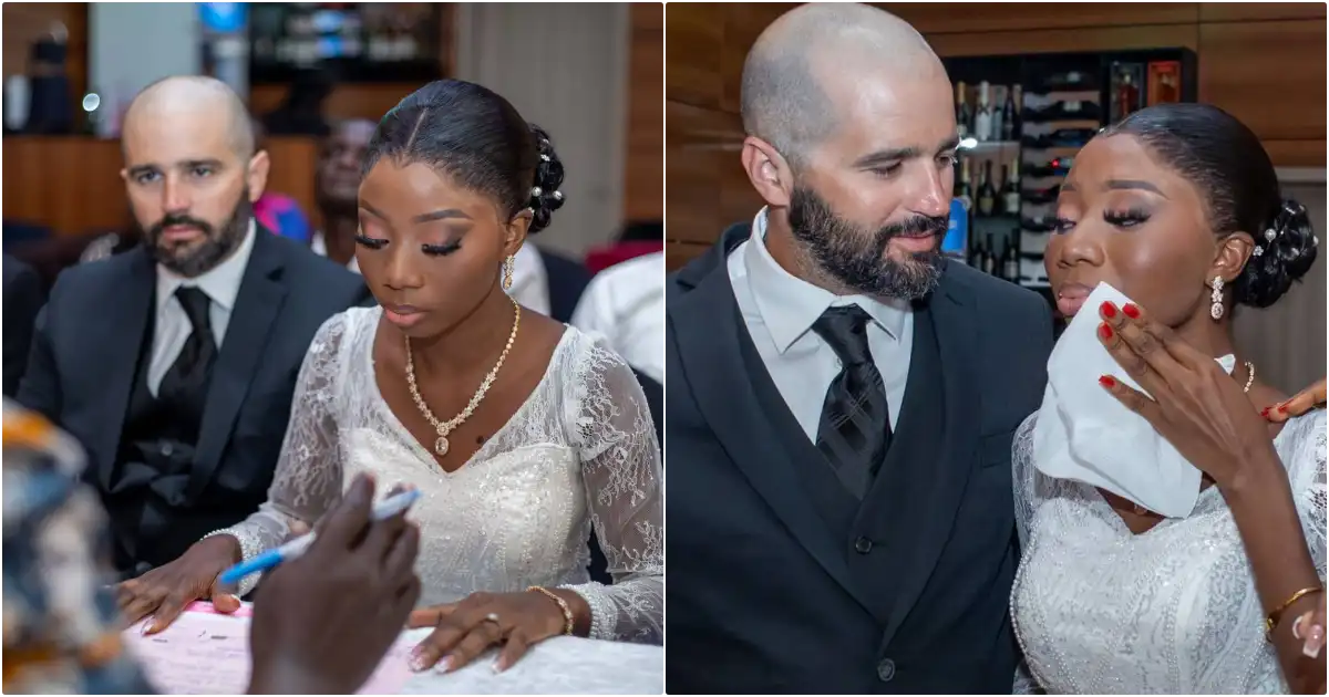 Nigerian lady with sickle cell celebrates wedding, mocks naysayers