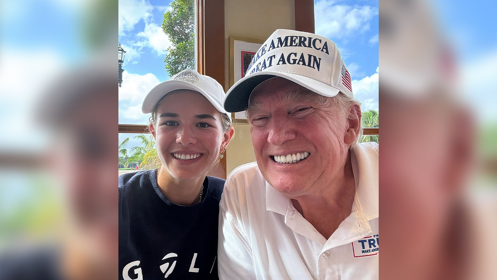 Kai Trump hits the golf course with granddad Donald and Elon Musk as president-elect relaxes in between Cabinet picks