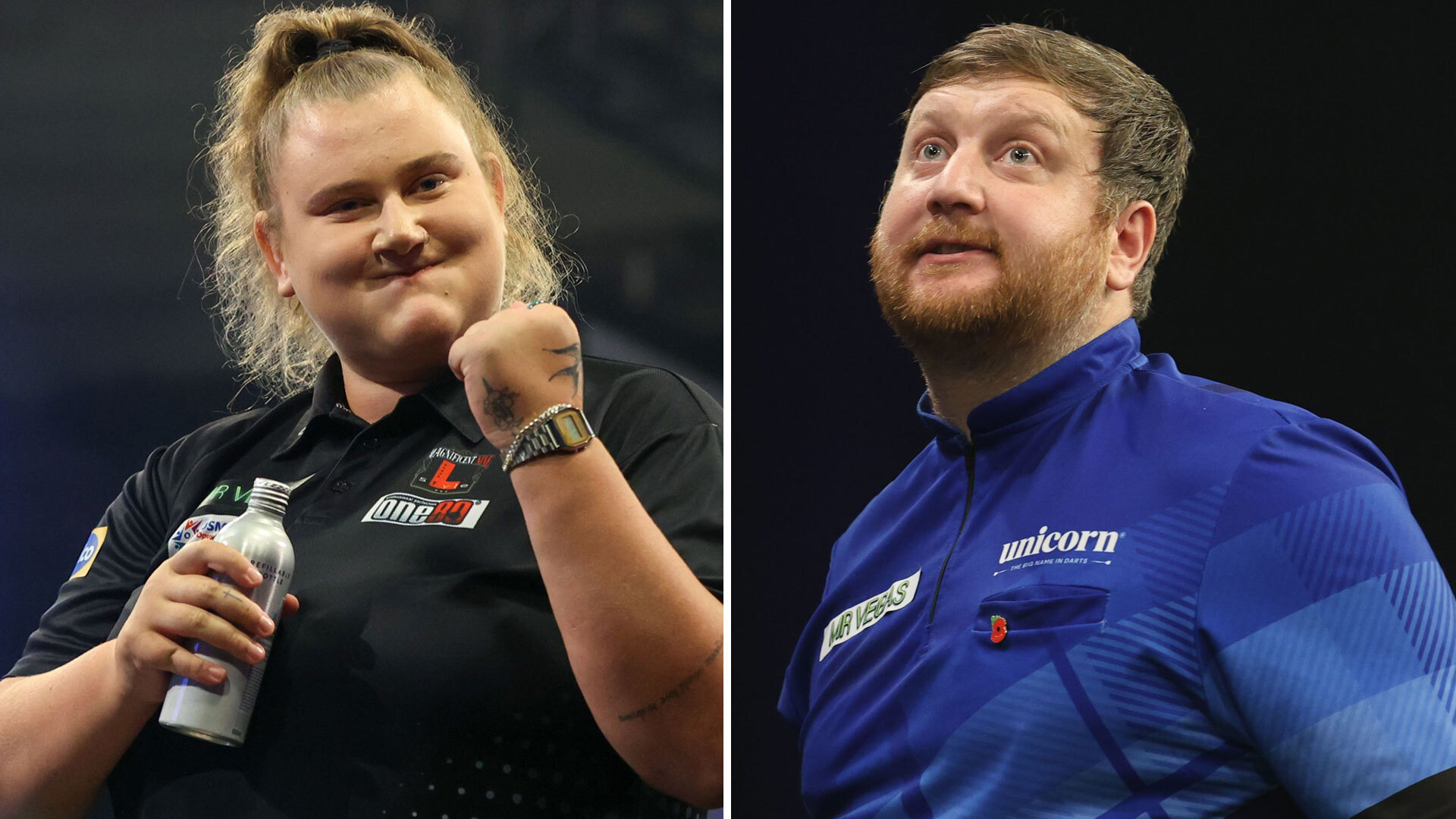 Beau Greaves speaks after thrashing Fallon Sherrock's partner Cameron Menzies in Grand Slam of Darts mauling