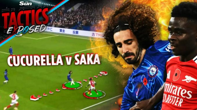 How Cucurella trapped Saka AGAIN in Arsenal draw with simple trick but Chelsea have critical Palmer problem