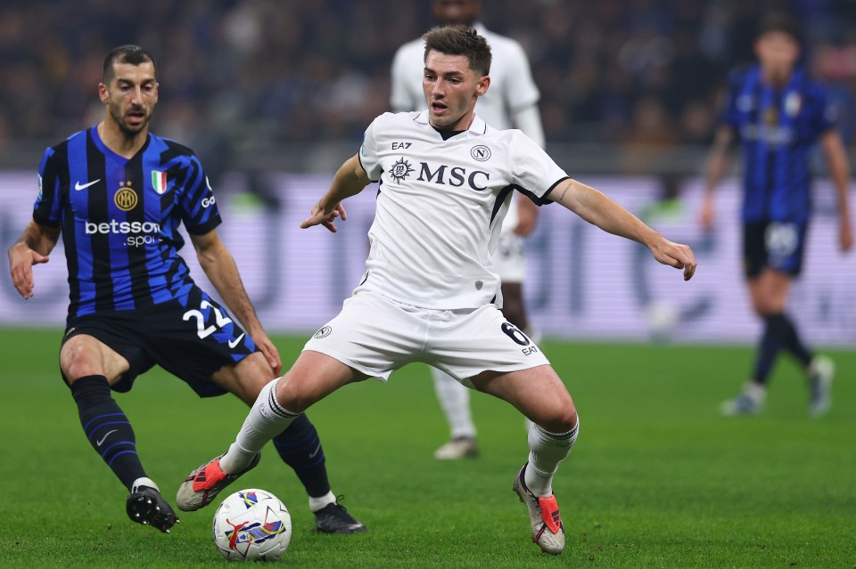 He and Billy Gilmour have settled in quickly to life in Serie A