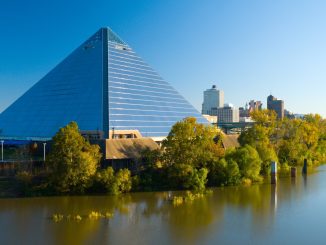 Bizarre 300ft ‘Egyptian’ pyramid topped by crystal skull loomed abandoned over US city before getting surprising new use