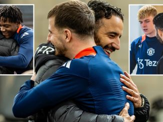 Ruben Amorim gives his Man Utd stars some much-needed TLC as new boss meets Mainoo and Co for first time