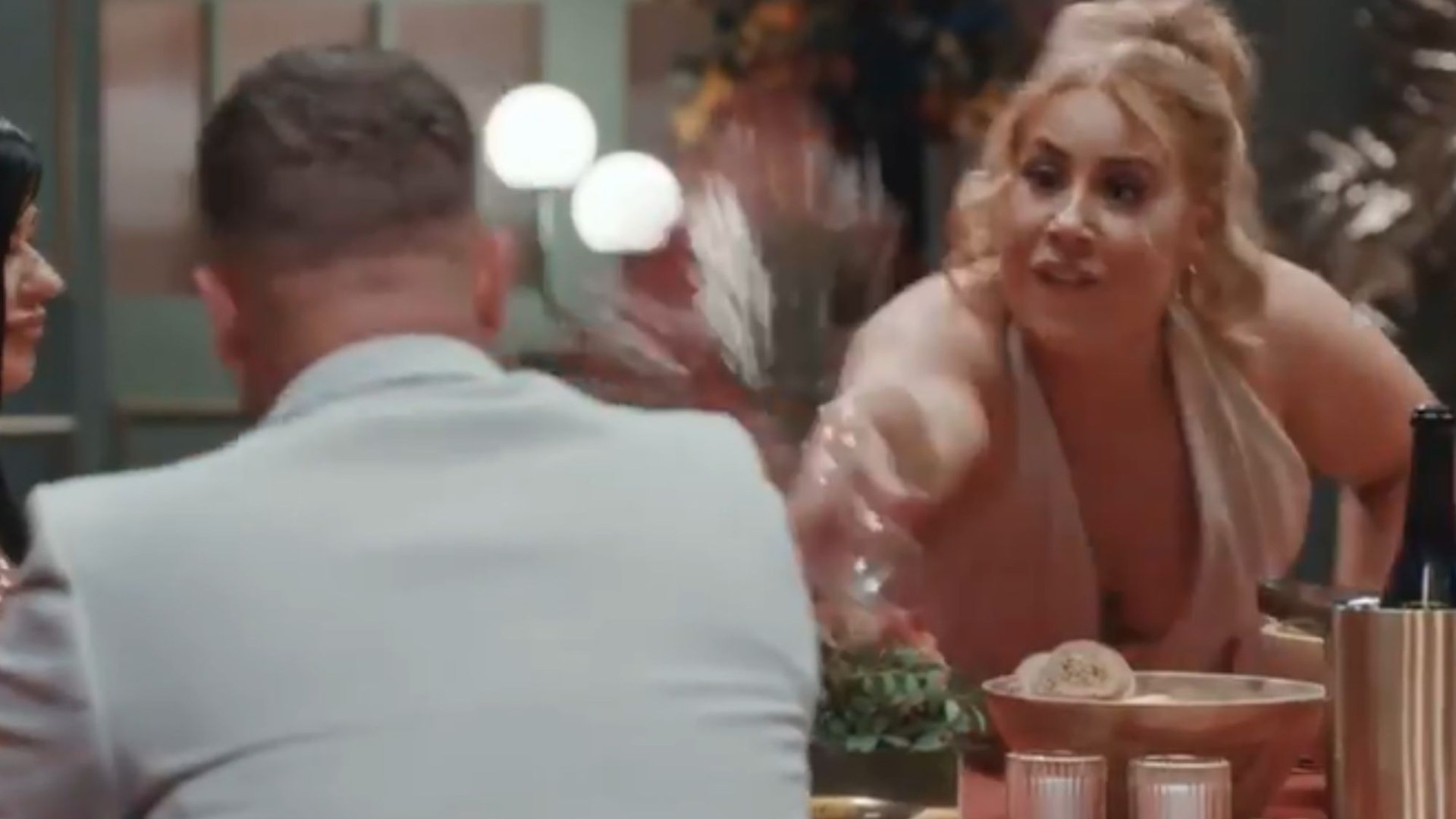 Watch Polly shower MAFS husband Adam in red wine in most explosive clash yet as reunion descends into chaos