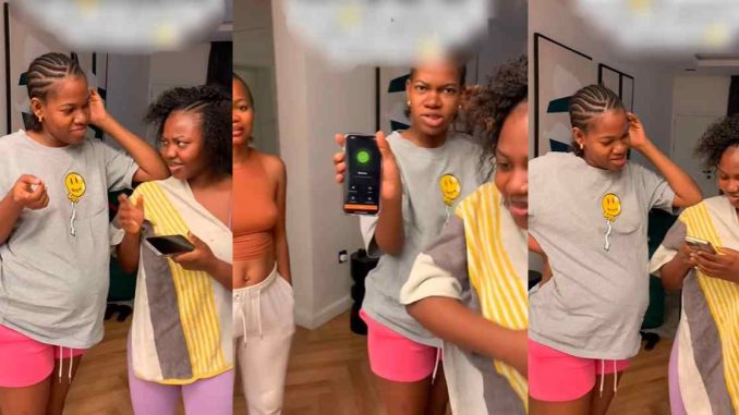 Pregnant hairstylist overjoyed as client surprises her with ₦60,000 for food expenses after payment for braiding services (VIDEO)