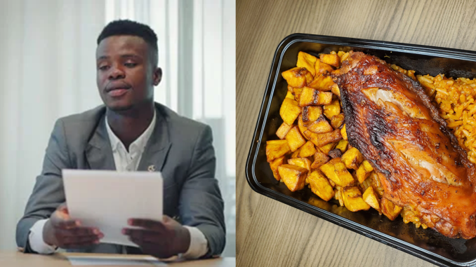 "I would have loved to see the look on his face when you offered to get him a meal" – Nigerian HR warms hearts after ordering food for t!red and s@d job applicant before interview (IMAGE)