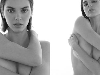 Kendall Jenner looks stunning as she strips topless and shows off new short haircut