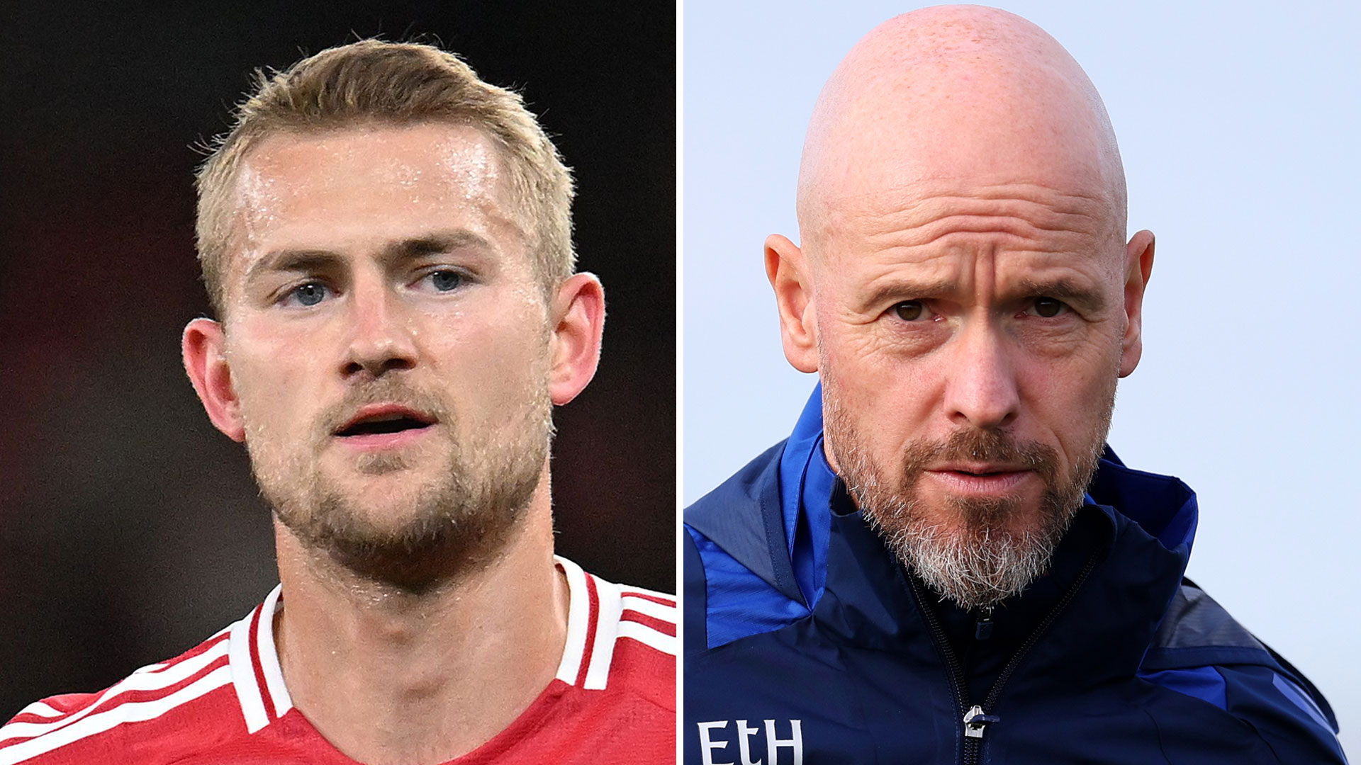 Matthijs de Ligt claims sacked Erik ten Hag 'was 'unlucky' and says Man Utd 'played well in many matches'