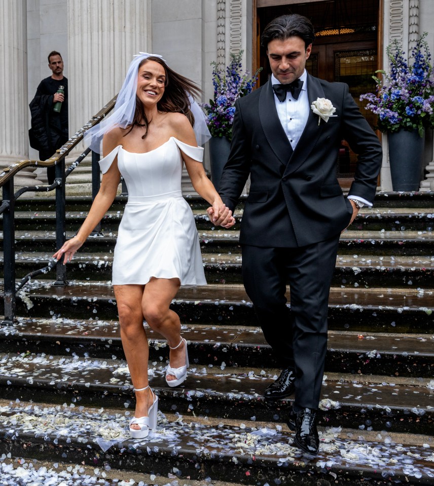 Vicky and Ercan first tied the knot at Marylebone Town Hall in August