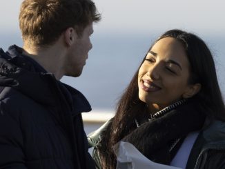 Strictly's Jamie Borthwick looks closer than ever to pro Michelle as they arrive in Blackpool