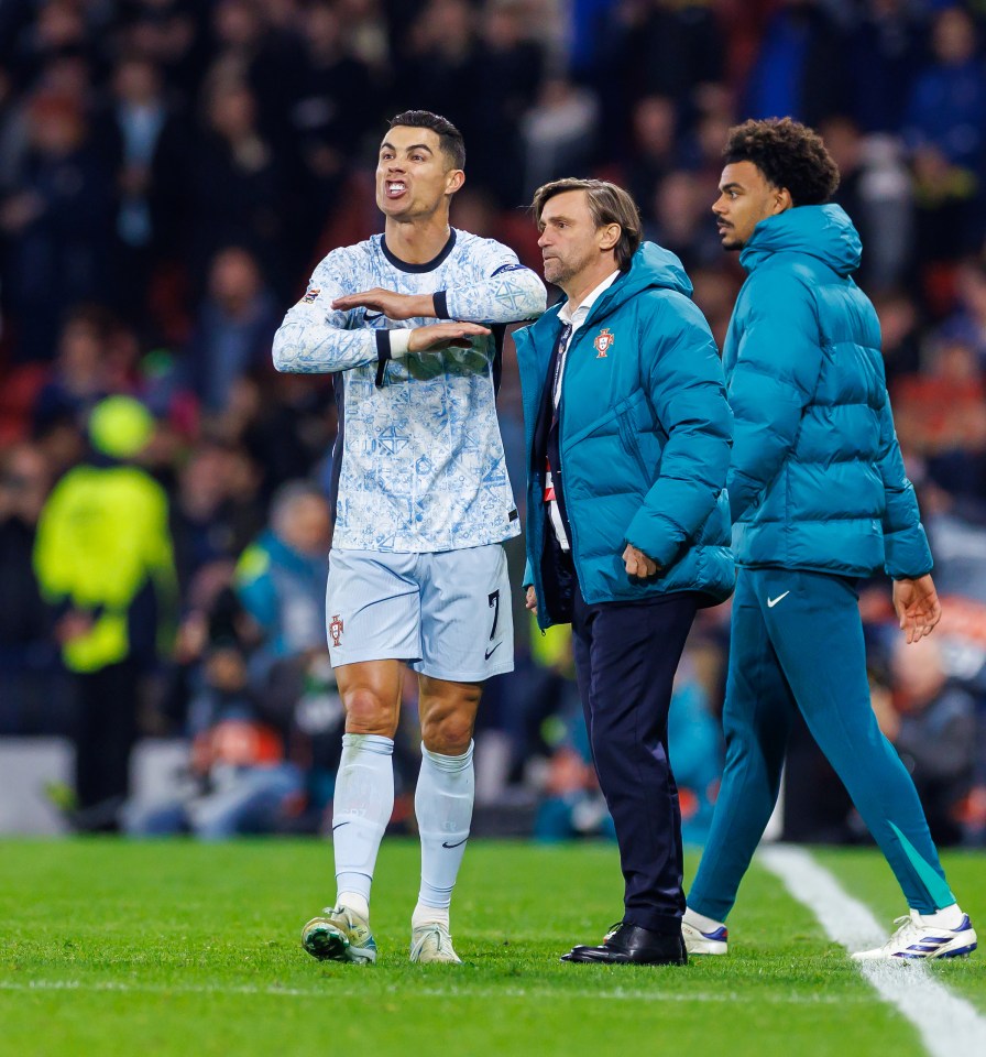 Ronaldo's full-time tantrum in October