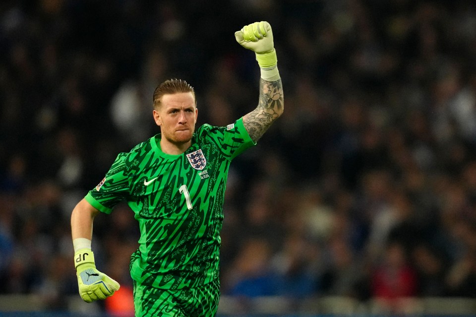 Jordan Pickford kept England ahead with some key saves