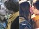 Fury as notorious kiss between Amanda Knox and her lover Raffaele Sollecito is recreated for TV drama