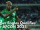 Super Eagles Qualifies For AFCON 2025